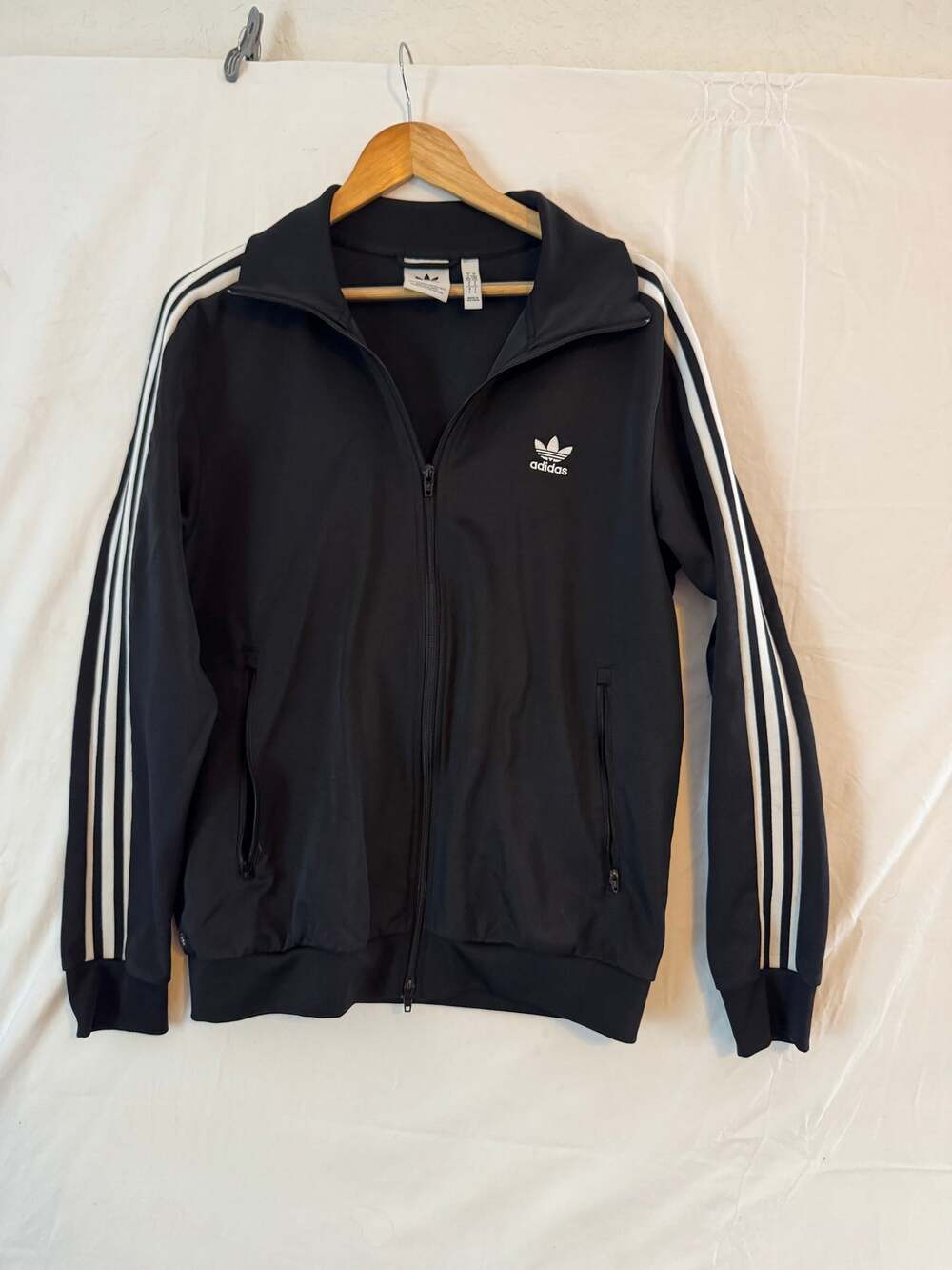 adidas Originals Adicolor Classics Beckenbauer Mens Track Top Black/White Size L